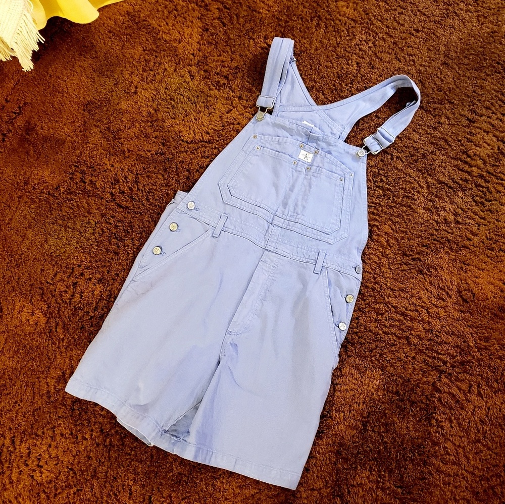 Vintage Calvin Klein Overall Denim Shorts